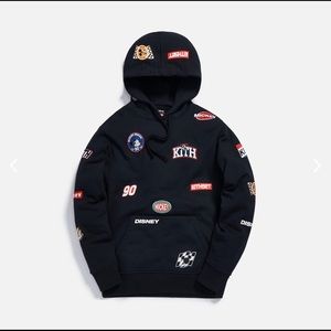 DISNEY X KITH MICKEY MOUSE XS PATCHES HOODIE